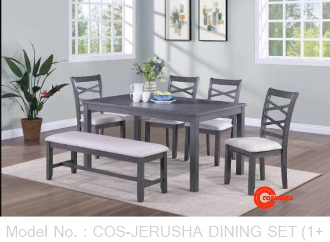 COS-JERUSHA DINING SET (1+4+1)